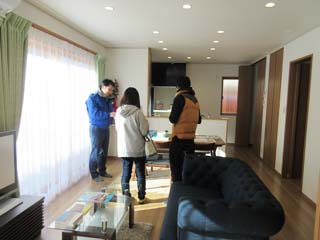 長期優良住宅完成見学会報告 リビング