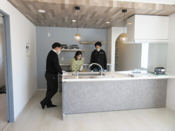 本宮市内 3/1・2に開催した完成見学会の様子