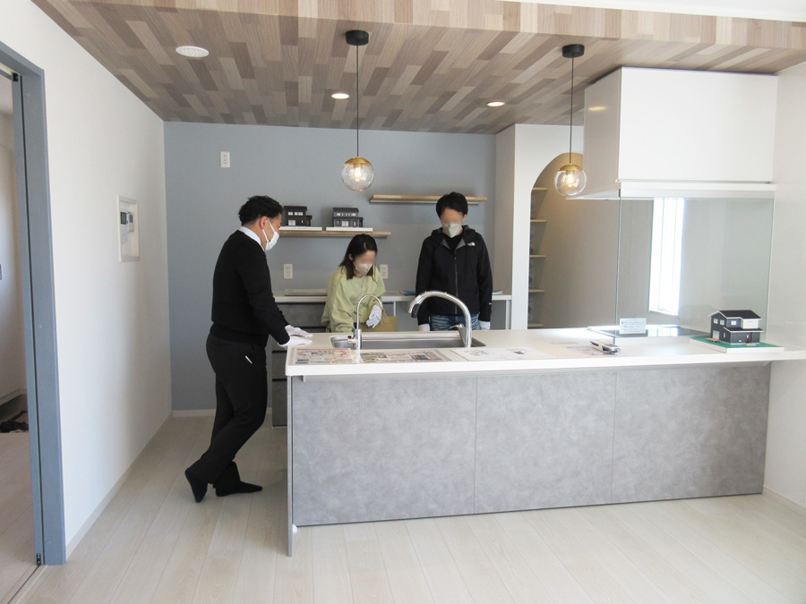 本宮市内 3/1・2に開催した完成見学会の様子