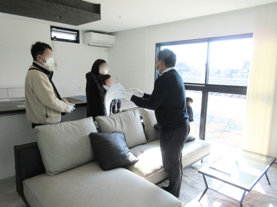 本宮市内 1/17・18に開催したガレージハウス完成見学会の様子