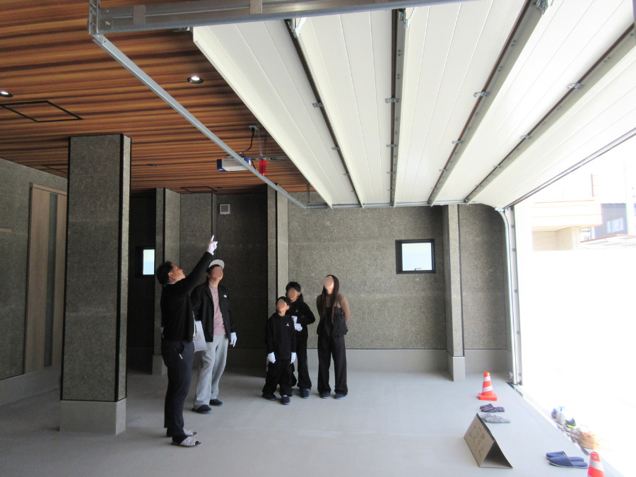 本宮市内 4/18に開催した事務所兼ガレージハウス完成見学会の様子